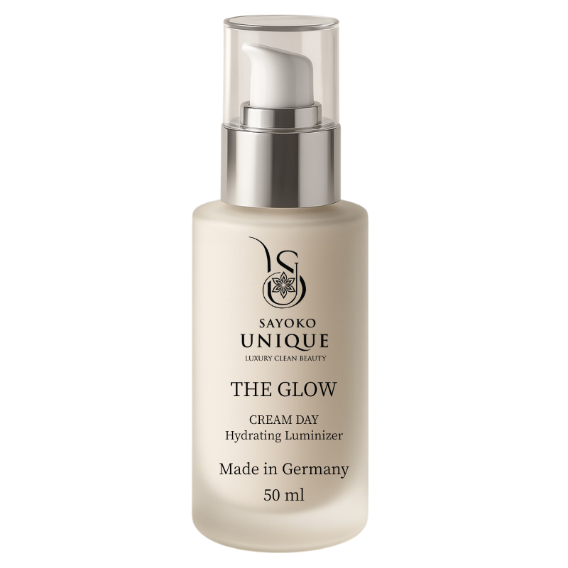 THE GLOW CREAM DAY – Hydrating Luminizer (50 ml)| Feuchtigkeitspflege mit Bakuchiol & Hyaluronsäure – SAYOKO UNIQUE