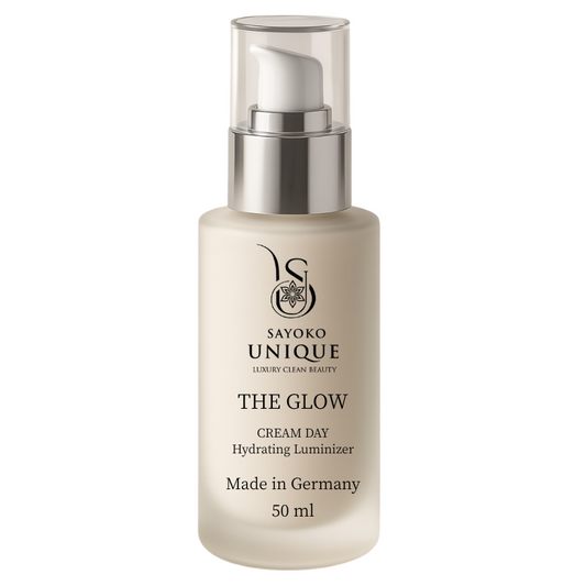 THE GLOW CREAM DAY – Hydrating Luminizer (50 ml)| Feuchtigkeitspflege mit Bakuchiol & Hyaluronsäure – SAYOKO UNIQUE