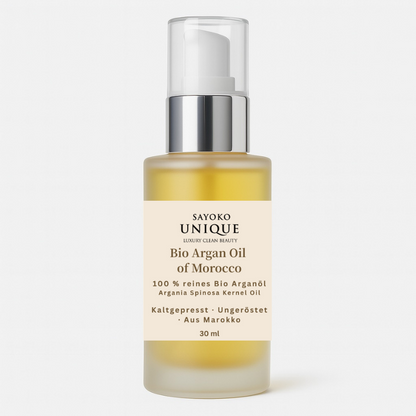 SAYOKO UNIQUE Bio Arganöl – 100 % rein & unverdünnt (30 ml / 50 ml)