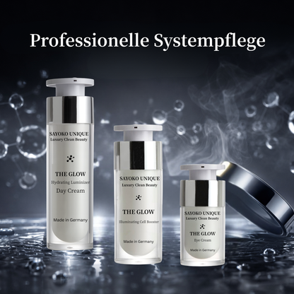 Hautpflege Set THE GLOW Ritual 3-in-1 Serum, Creme, Augencreme